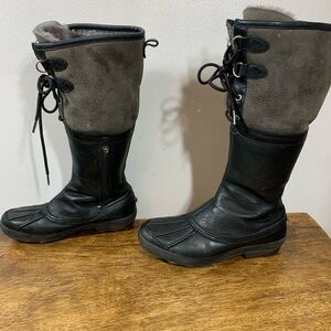 Ugg Belcloud shearling winter waterproof boots like new